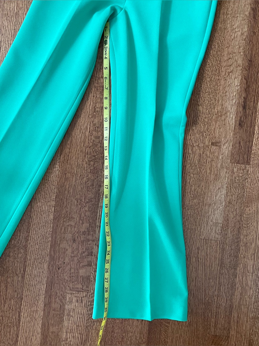 Vintage 70s Marty Gutmacher Knit Pantsuit Green White Lounge Disco Retro M? - Picture 16 of 16